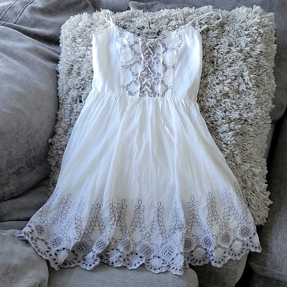 Guess Lace Cotton Summer Dress